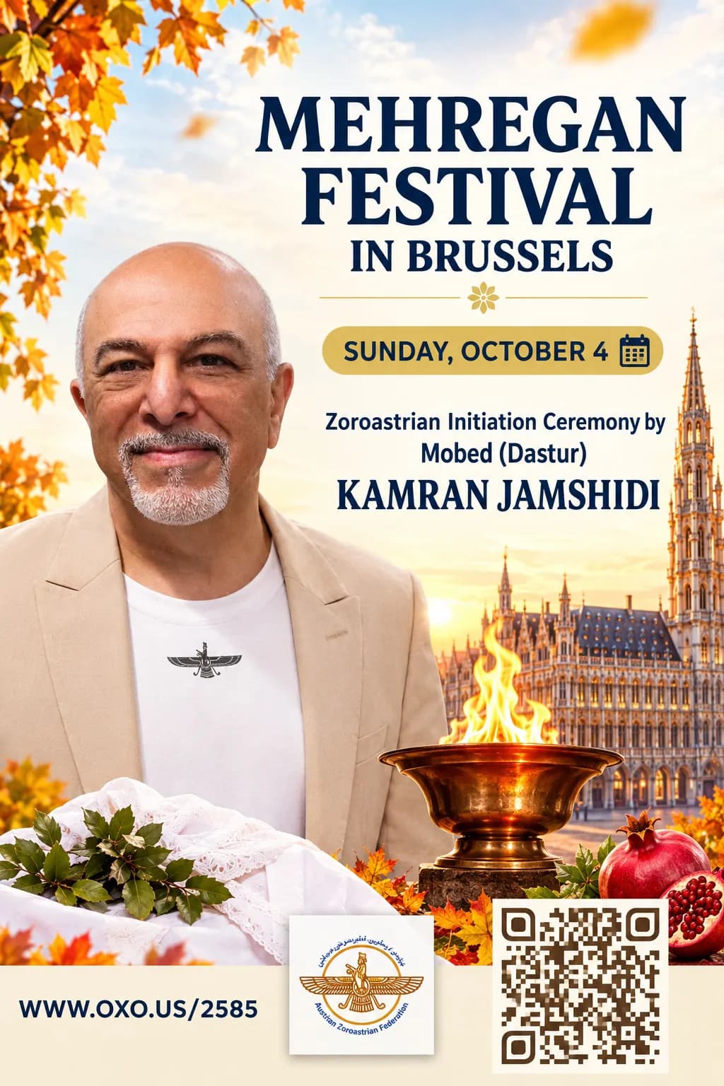 جشن مهرگان ۲۵۸۵ بروکسل 2
